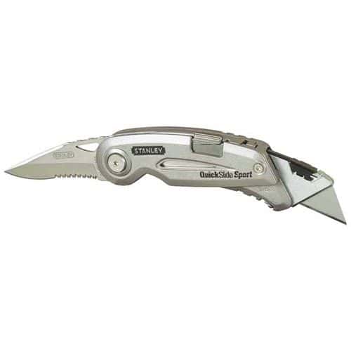 Quickslide double blade knife