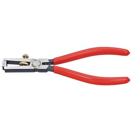 Knipex plastic-coated stripping pliers