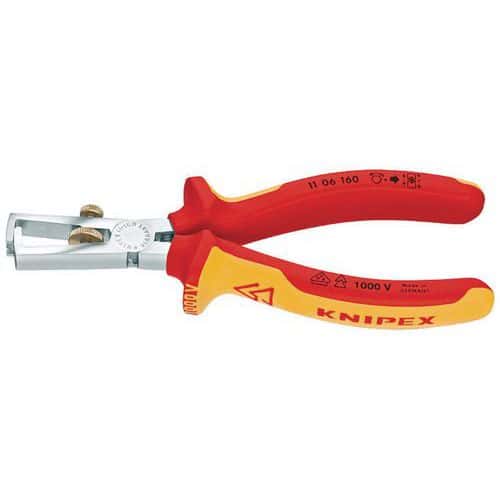 Knipex VDE 1000V insulated wire stripping pliers