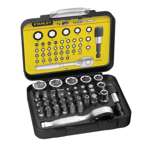 Fatmax Pro 39 bit + sockets + mini ratchet set