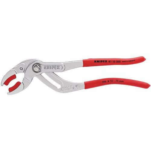 Pliers for Knipex siphons and plastic tubes