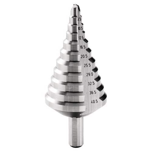 Stepped drill bits