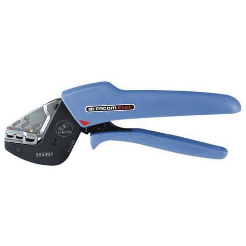 Maintenance crimping pliers for pre-insulated terminals