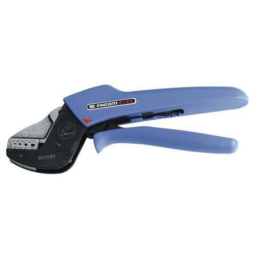 Crimping pliers for wire ends