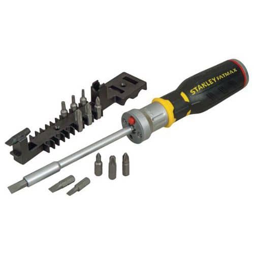 Multi-bit ratchet screwdriver + LED + 7 bits