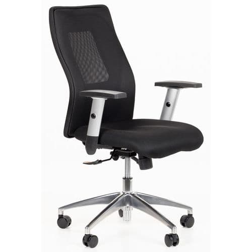 Penelope office chair with medium backrest - Fabric - Manutan Expert