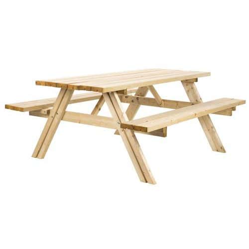 Classic 74-kg picnic table - Manutan Expert