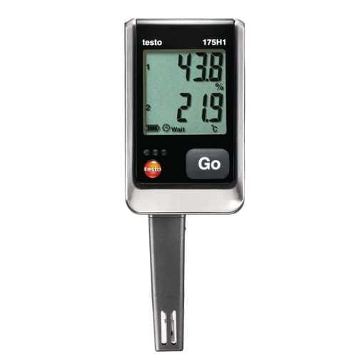 Temperature/humidity data logger with external fixed probe - Testo 175 H1