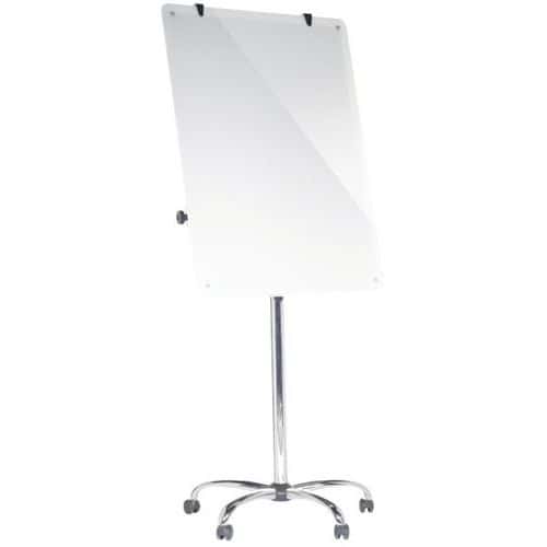 Mobile glass flip chart