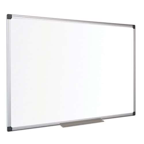 Magnetic Wall Whiteboard - Erasable Lacquered Surface - Manutan Expert