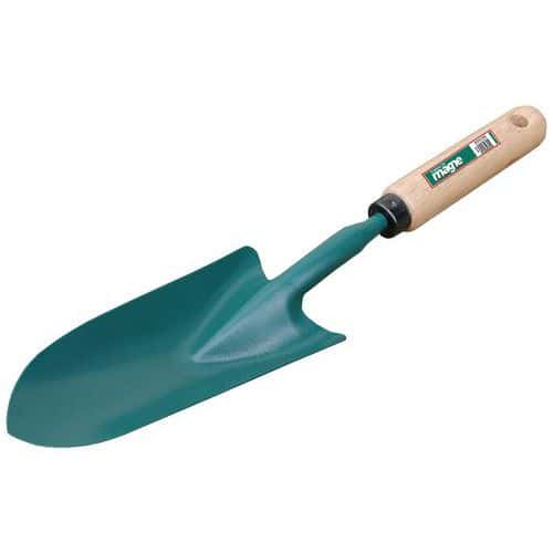 Trowel with wrought iron tang