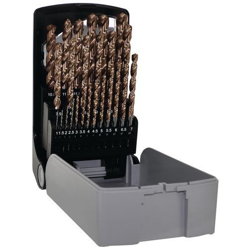 Set of Fusio HSS drill bits - 25 pieces