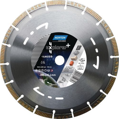 Explorer 4 x 4 diamond cut-off disc