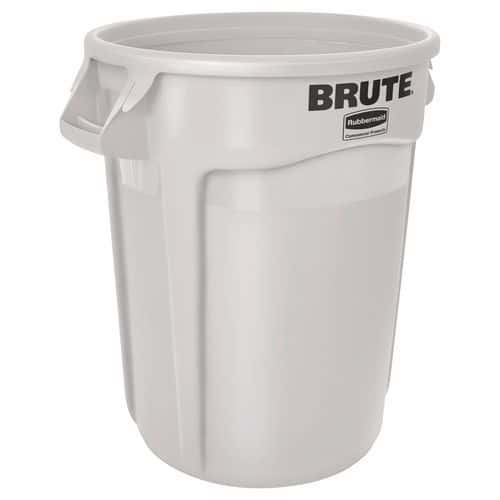 BRUTE round container - White - 38 l to 167 l