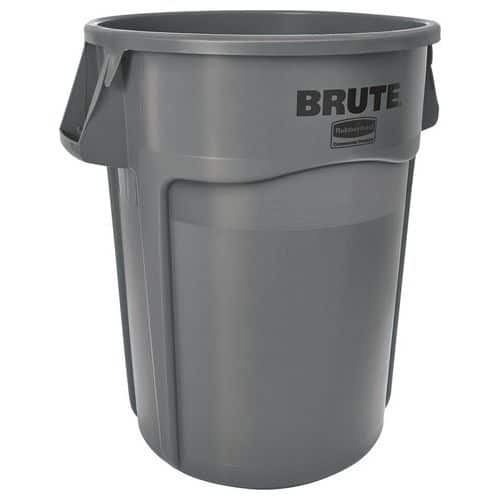 BRUTE round container - Grey - 38 l to 208 l