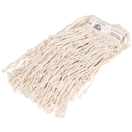 Replacement Mop Heads - Kentucky Style Mops - White Cotton - Manutan Expert