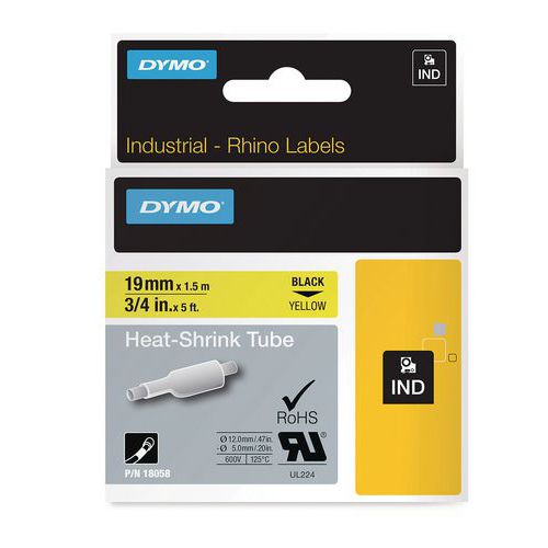 DYMO Rhino heat-shrink tube tape