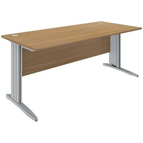 Ticka straight desk - Walnut