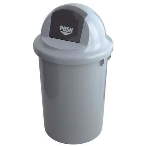 Plastic container with flap swing lid - 60 L
