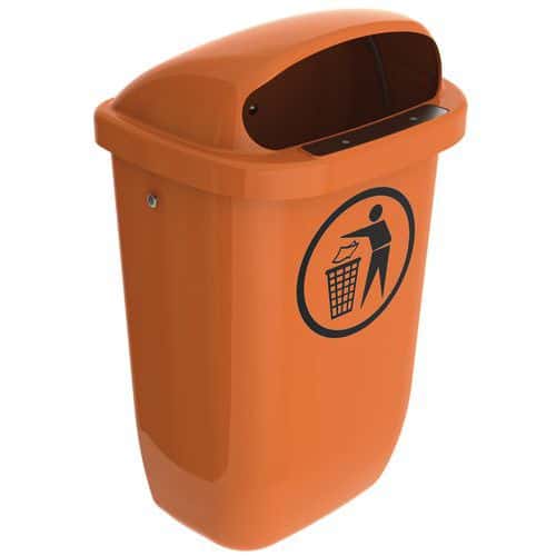 50-l public waste bin