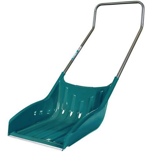 Extra-large snow shovel with handlebar