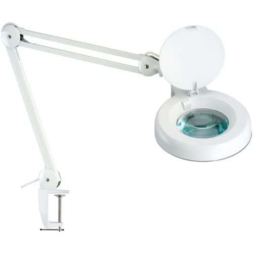 Circular Magnifying Lamp - Fluorescent - 1000lm - Manutan Expert