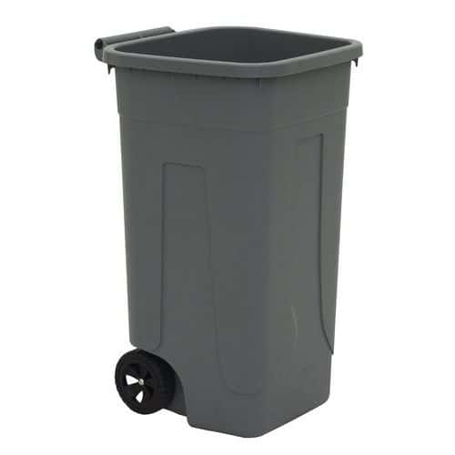 Container without cover for selective sorting - Ergonomic handle - 100 L
