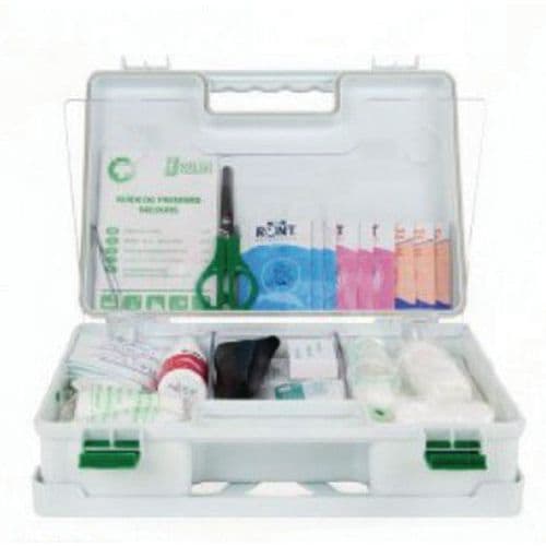4 to 8-person first aid kit - White ABS