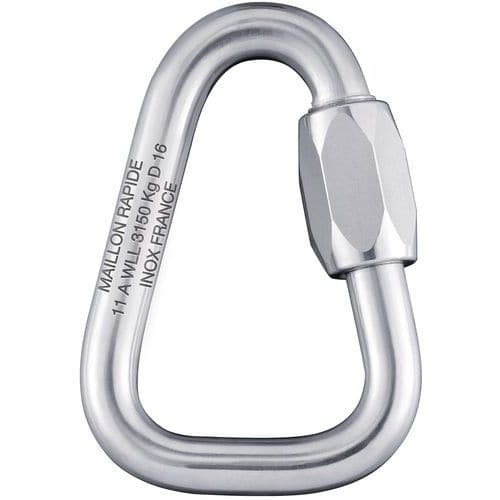 Zinc plated steel quick link - Delta Series - Load capacity 100 to 2600 kg