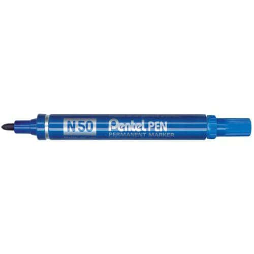 N50 permanent marker - Bullet tip - With cap - Pentel