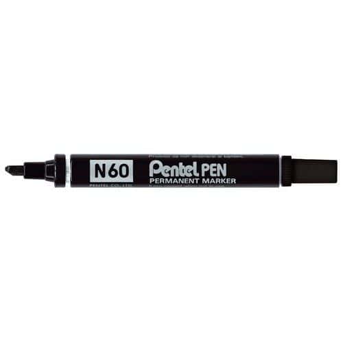 N60 permanent marker - Chisel tip - With cap - Pentel