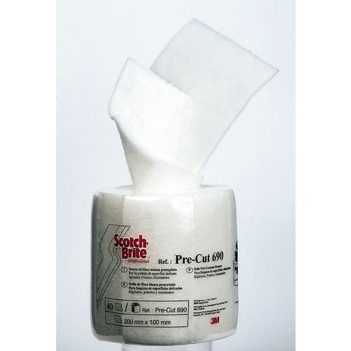 Pre-cut white roll - 3M