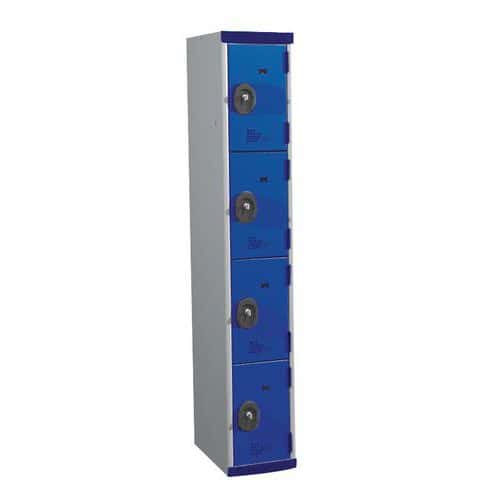 Seamline Optimum® 4-compartment locker - Column width: 300 mm - Acial