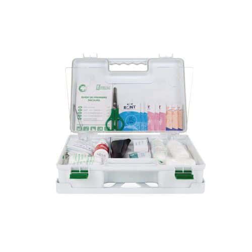 8 to 10-person first aid kit - White ABS