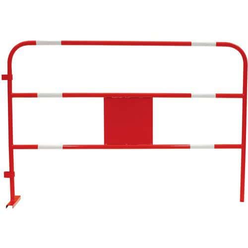 Metal Traffic Hoop Barriers - Construction Site Safety - Manutan Expert