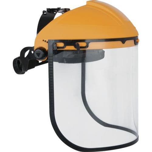 Clear polycarbonate visor holder - Delta Plus