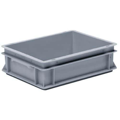 RAKO grey European standard stackable container - 10 to 26 l