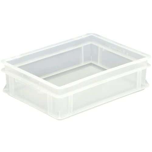 RAKO clear European standard stackable container - 10 to 40 l