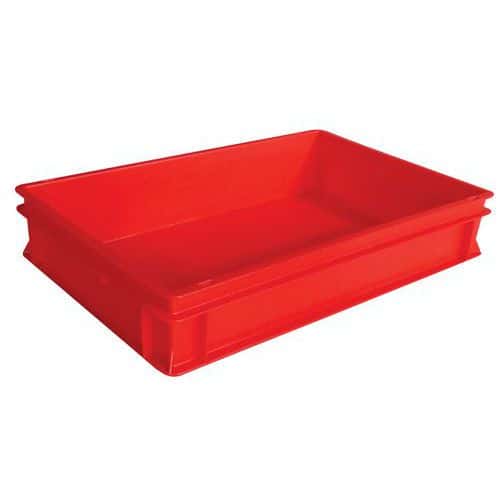 RAKO red European standard stackable container - 10 and 21 l