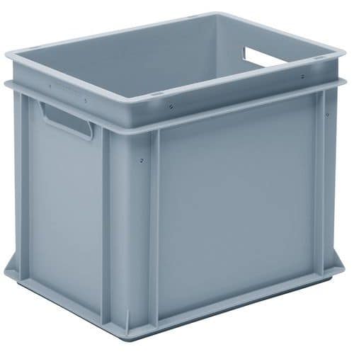 RAKO grey European standard stackable container - 28 and 43 l