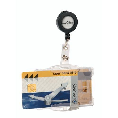 Open badge holder - 1 to 2 cards