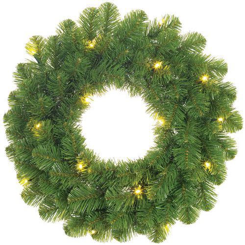 Norton illuminated Christmas wreath