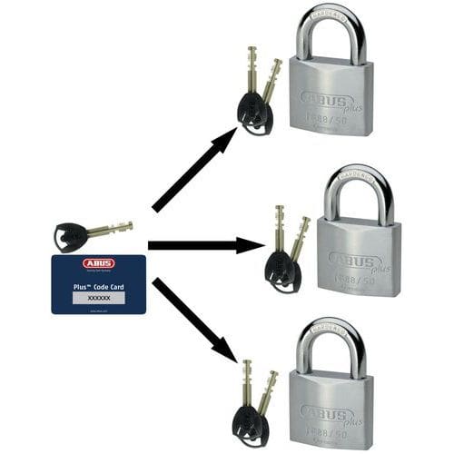 Abus Plus series 88 padlock - For master key - 2 keys