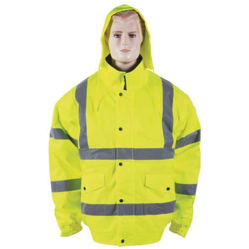 High Visibility Jacket in Yellow - Manutan Expert