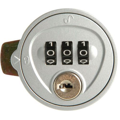 Mechanical keypad lock - 3 wheels - Euro-Locks