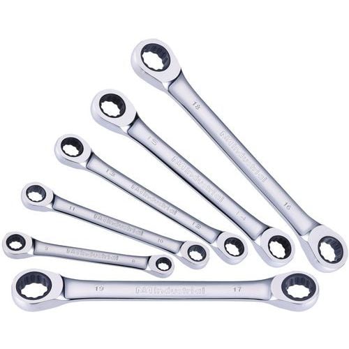 Set Of 6 Ring Spanners. - Manutan Expert