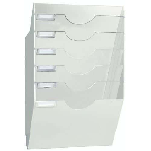 Wall-mounted document holder - 6 compartments - CEP
