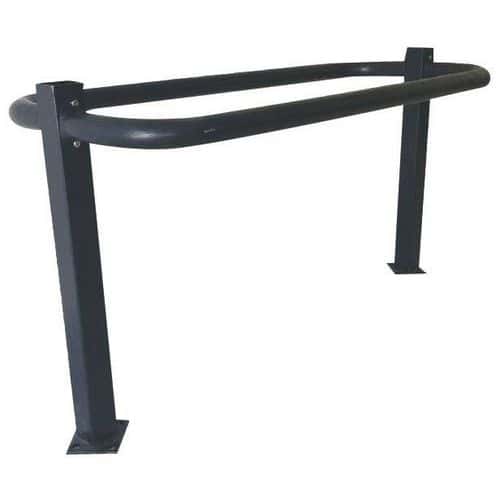 Stylish black bike stand - 2 spaces