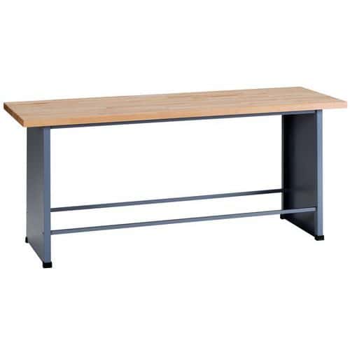 Economy Workbench with Solid 40mm Beech Worktop 2000mm Wide