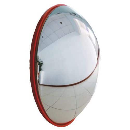 Hemispherical Security Mirrors- Red